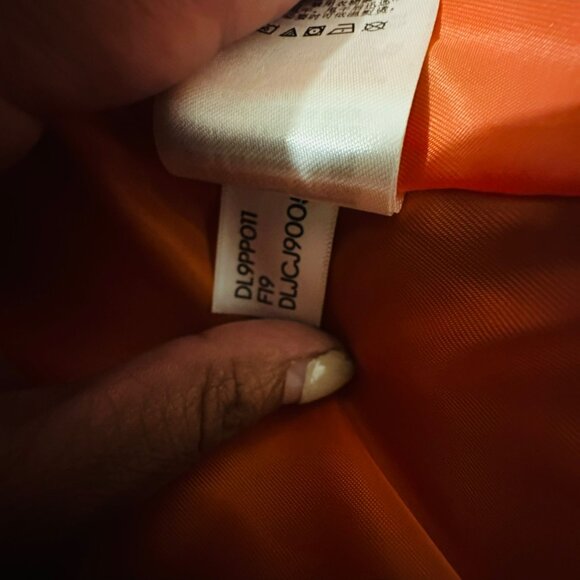 DKNY Women Puffer Quilted Hooded Winter Coat Jacket Sz XL 2 Pockets Lightweight⭐ - Picture 8 of 11